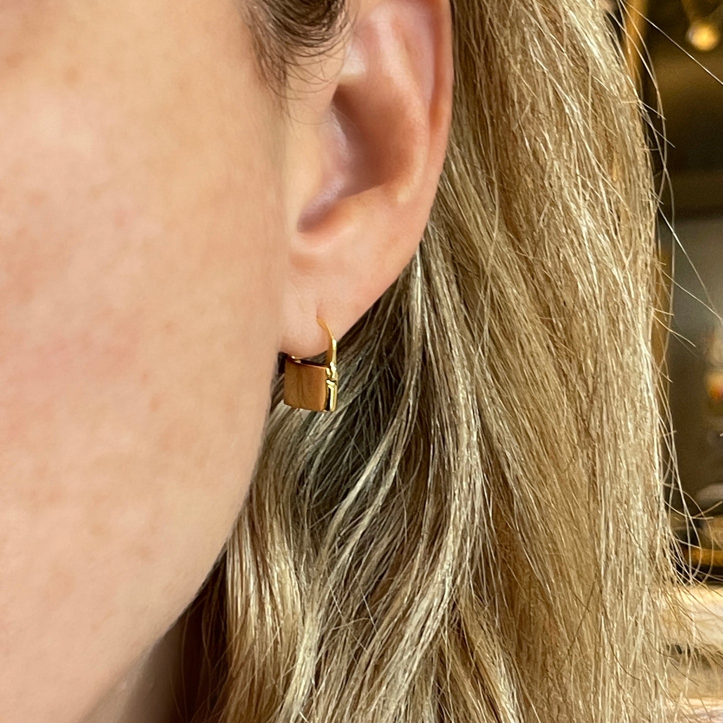 Aretes de PLATA de CANDADO