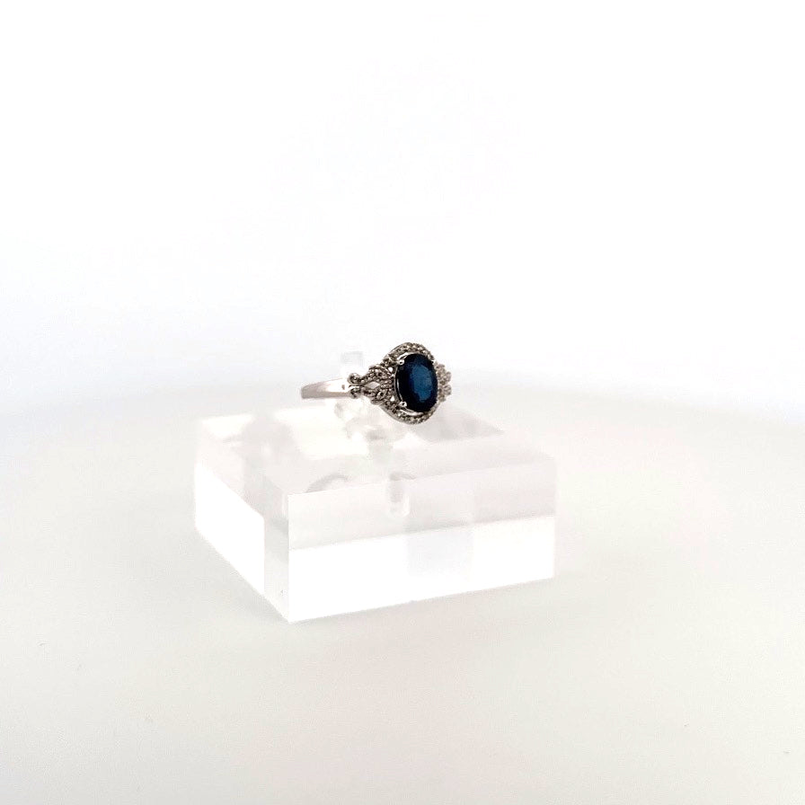 Anillo de ORO con ZAFIRO