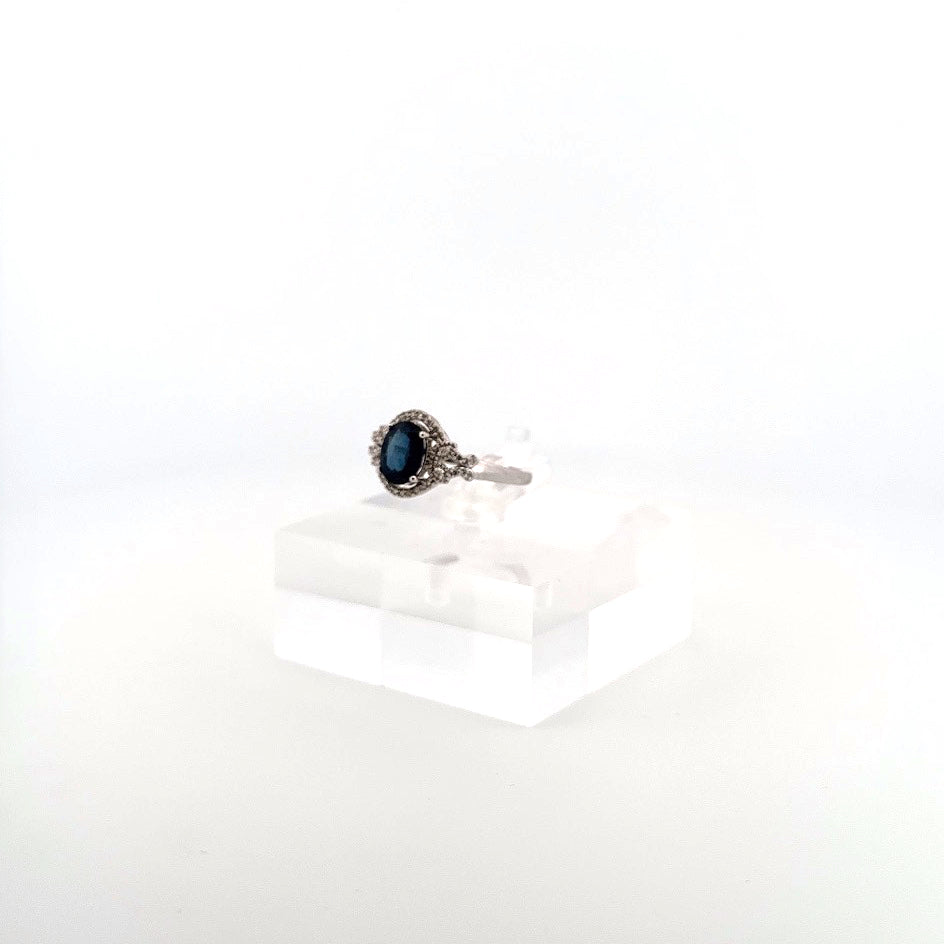 Anillo de ORO con ZAFIRO