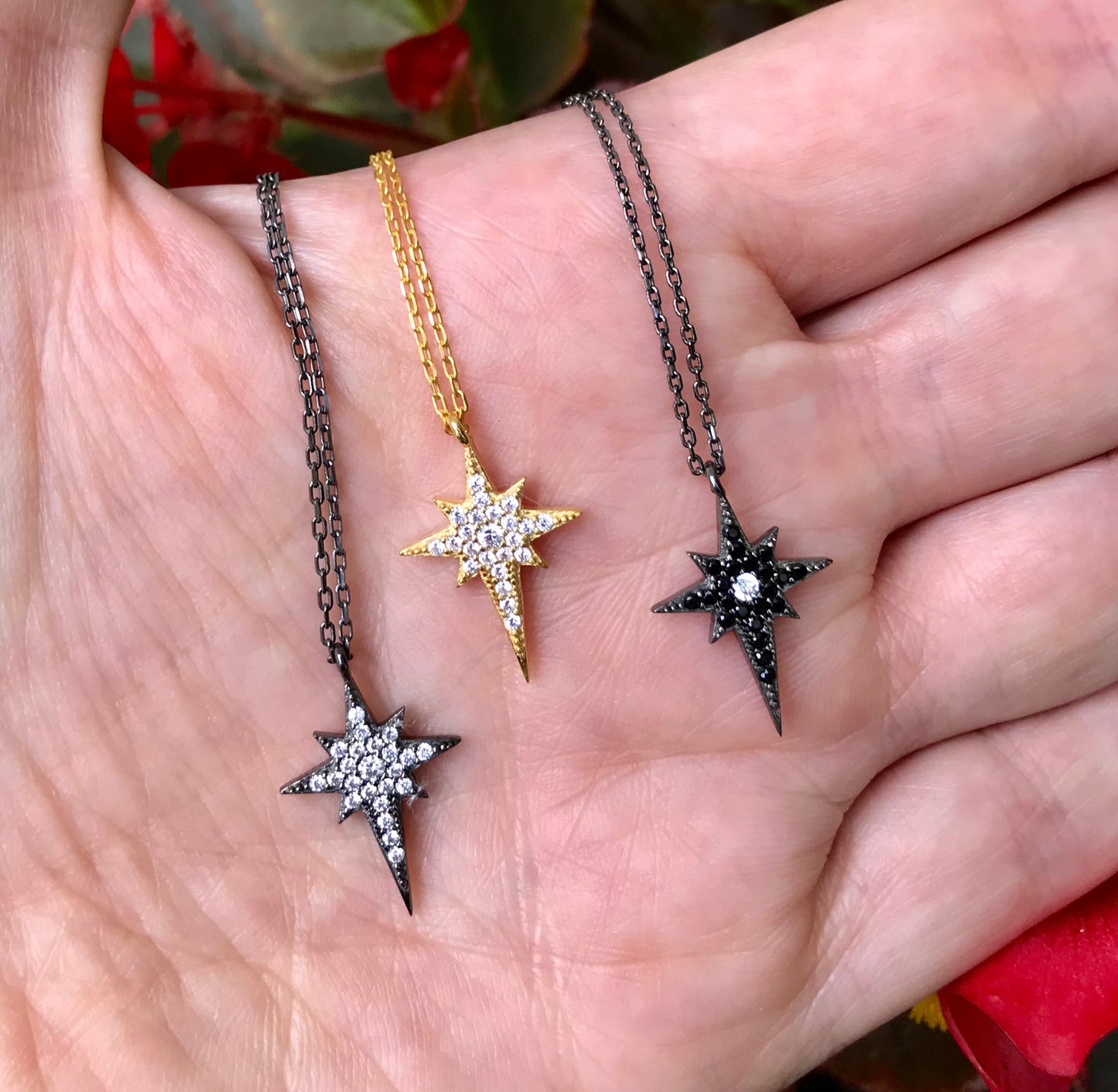 Cadenita de plata con DIJE de ESTRELLA MINI