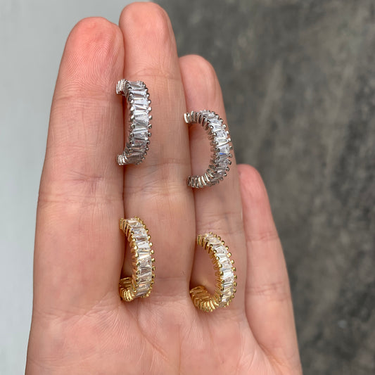 Arracadas de RODIO con BAGUETTES