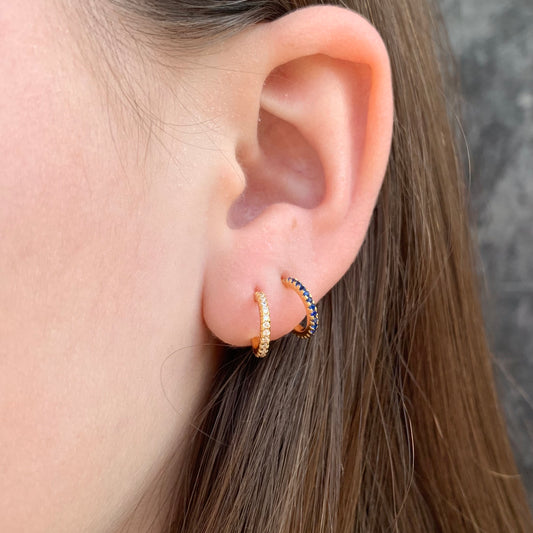 Arracada MINI con ZIRCONIAS