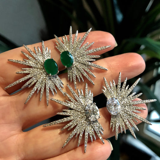 Arete de ESTRELLA incompleta con CRISTAL
