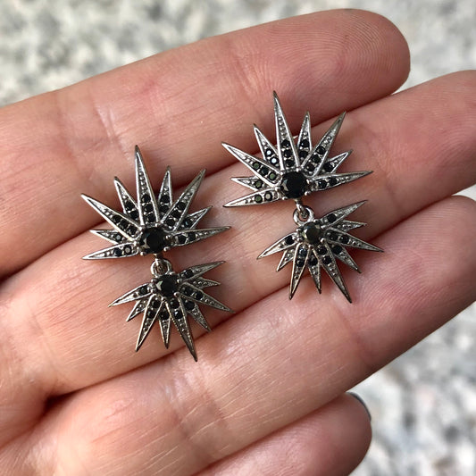 Arete de PLATA de ESTRELLA DIVIDIDA (H.Stern)