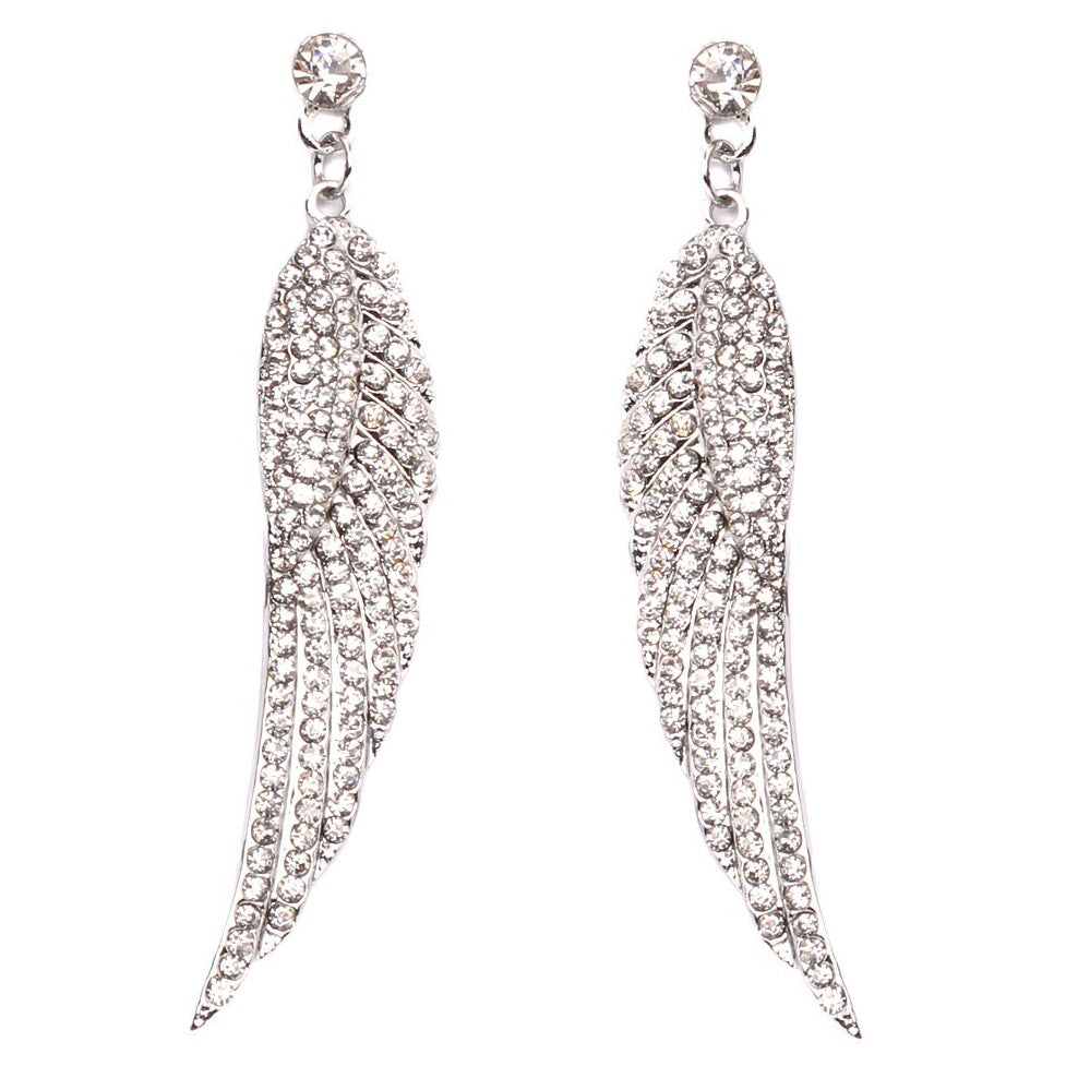 Aretes de ALAS con CRISTALES