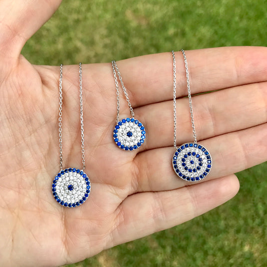 Cadenita de plata .925 con CIRCULO con OJO