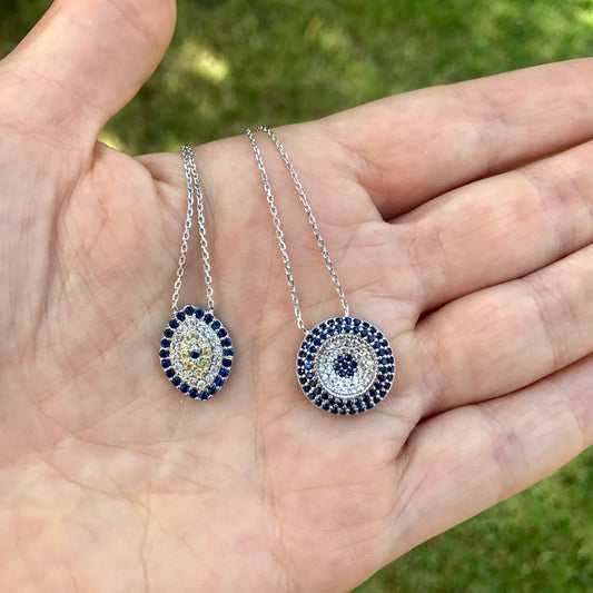Cadenita de plata .925 con OJITO en 3D