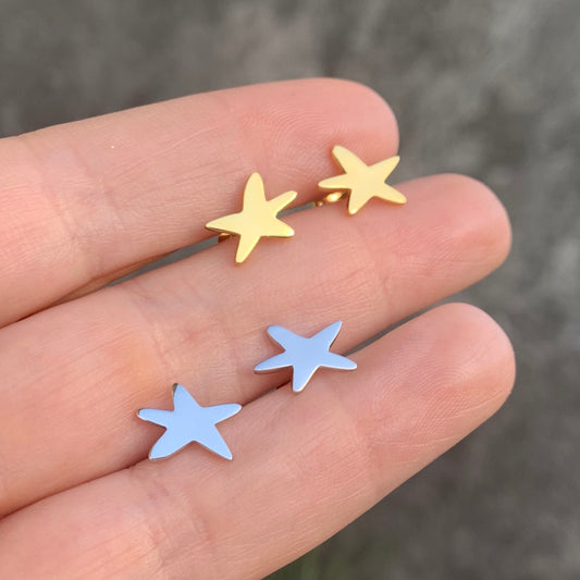 Aretes STUDS de plata de ESTRELLA